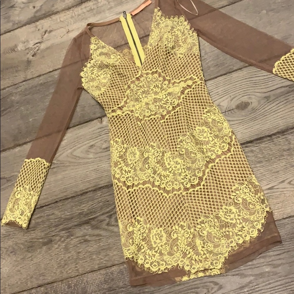 Lace Appliqué Dress